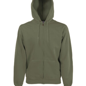 Premium 70/30 hooded sweatshirt jacket - Classic Olive, S