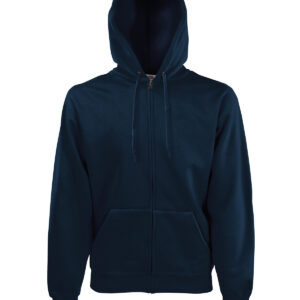 Premium 70/30 hooded sweatshirt jacket - Deep Navy, S