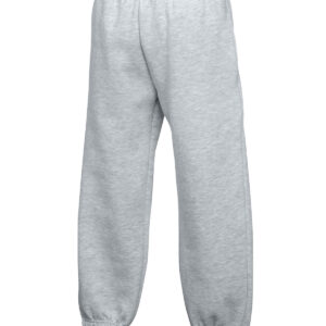 Kids premium elasticated cuff jog pants - Heather Grey, 5/6 Yrs