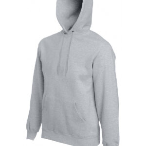 Premium 70/30 hooded sweatshirt - Heather Grey, S