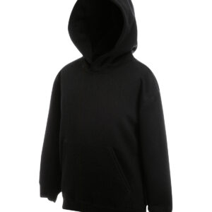 Kids premium hooded sweatshirt - Black, 5/6 Yrs