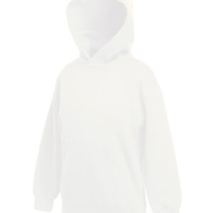 Kids premium hooded sweatshirt - White, 5/6 Yrs