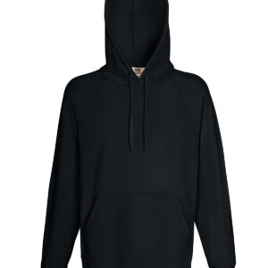 Lightweight hooded sweatshirt - Black, S