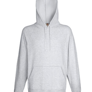 Lightweight hooded sweatshirt - Heather Grey, S