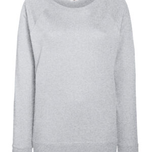 Women's lightweight raglan sweatshirt - Heather Grey, XS