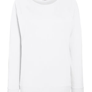 Women's lightweight raglan sweatshirt - White, XS