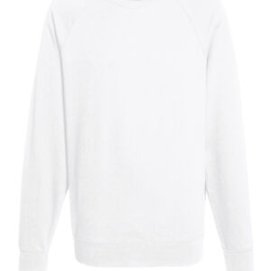 Lightweight raglan sweatshirt - White, S