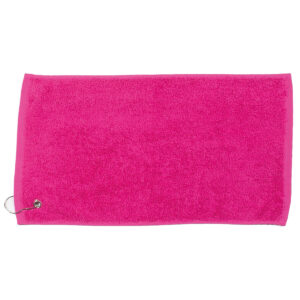 Luxury range golf towel - Fuchsia, One size
