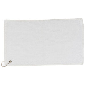 Luxury range golf towel - White, One size