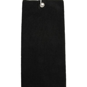 Microfibre golf towel - Black, One size