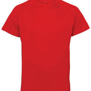 TriDri® panelled tech tee - Fire Red, S