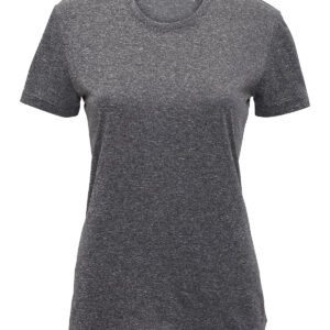 Women's TriDri® performance t-shirt - Black Melange, XS