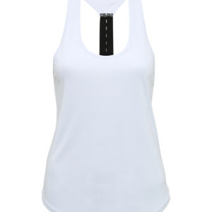 Women's TriDri® performance strap back vest - White, XS