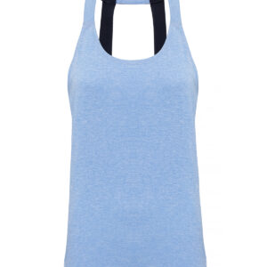 Women's TriDri® double strap back vest - Cornflower Melange, XS
