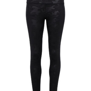 Women's TriDri® performance camo leggings full-length - Black Camo, XS