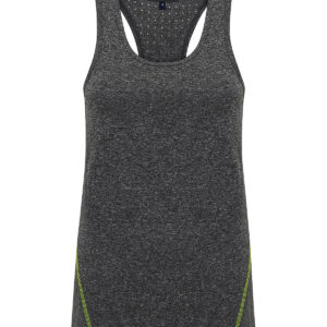 Women's TriDri® 'laser cut' vest - Black Melange, XS