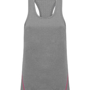 Women's TriDri® 'laser cut' vest - Silver Melange, XS