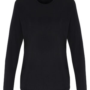 Women's TriDri® long sleeve performance t-shirt - Black, XS