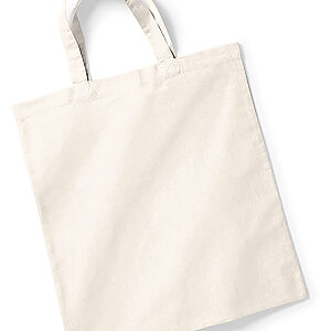Bag for life - short handles - Natural, One size