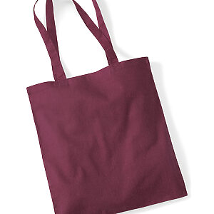 Bag for life - long handles - Burgundy, One size