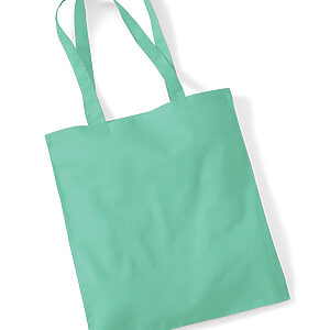 Bag for life - long handles - Mint, One size
