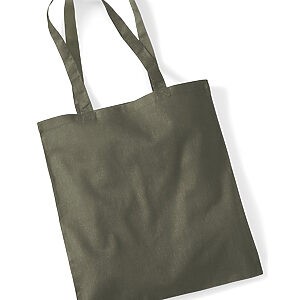 Bag for life - long handles - Olive Green, One size