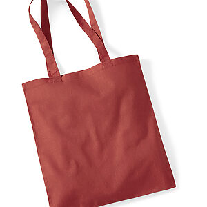 Bag for life - long handles - Orange Rust, One size