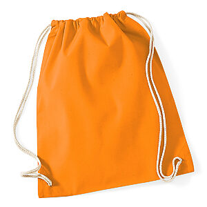 Cotton gymsac - Orange, One size