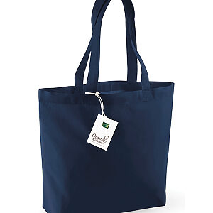 Organic cotton shopper - Navy, One size