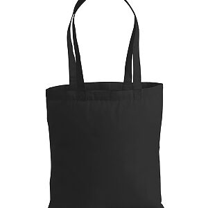 Premium Cotton tote - Black, One size