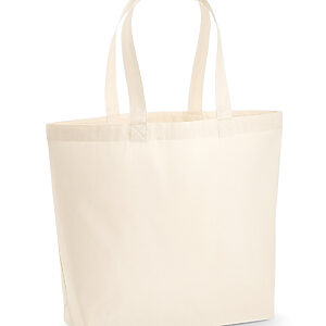 Premium cotton maxi tote - Natural, One size