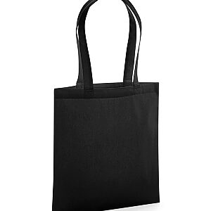 Organic premium cotton tote - Black, One size