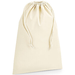 Organic premium cotton stuff bag - Natural, XS