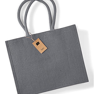 Jute classic shopper - Graphite Grey/Graphite Grey, One size