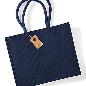 Jute classic shopper - Navy/Navy, One size