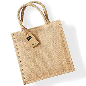 Jute midi tote - Natural, One size