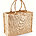 Shimmer jute shopper
