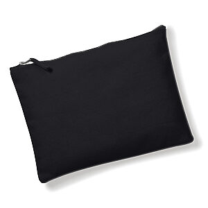 Canvas accessory pouch - Black, XS