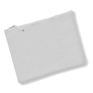 Canvas accessory pouch - Light Grey, S