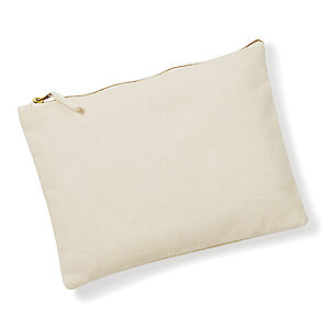 Canvas accessory pouch - Natural, XS