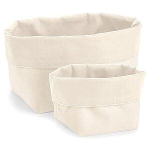 Reversible canvas organiser - Natural, M