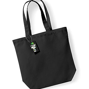Fairtrade cotton Camden shopper - Black, One size