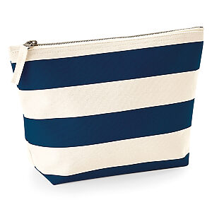 Nautical accessory bag - Natural/Navy, One size