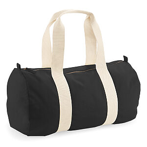 EarthAware® organic barrel bag - Black, One size