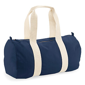 EarthAware® organic barrel bag - French Navy, One size