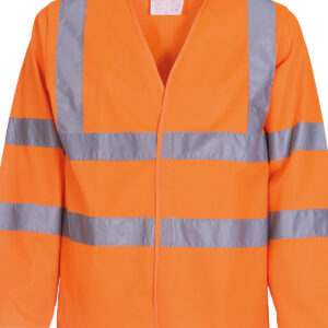 Hi-vis long sleeve waistcoat (HVJ200) - Orange, S