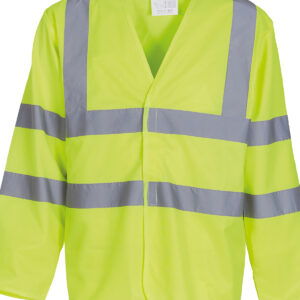 Hi-vis long sleeve waistcoat (HVJ200) - Yellow, S