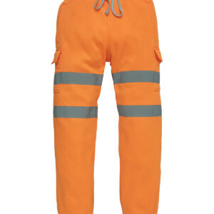 Hi-vis jogging pants (HV016T) - Orange, S