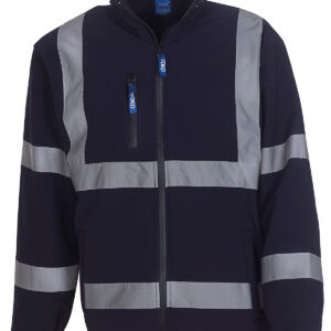 Hi-vis softshell jacket (HVK09) - Navy, S
