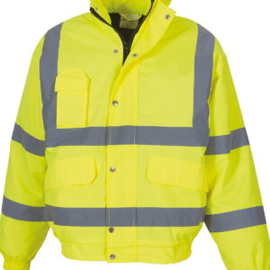Hi-vis classic bomber jacket (HVP211) - Yellow, S